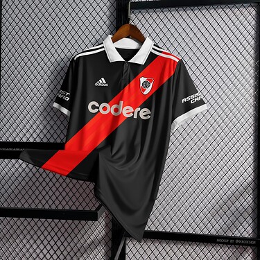 Mockup Adidas - River Plate 2022 negra v2
